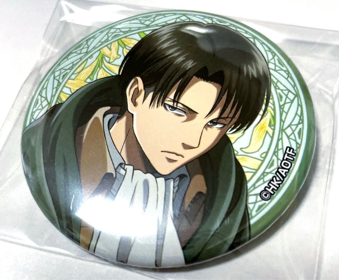 進撃の巨人 ドン・キホーテ ドンキ 初コラボ 限定 缶バッジ リヴァイ レア