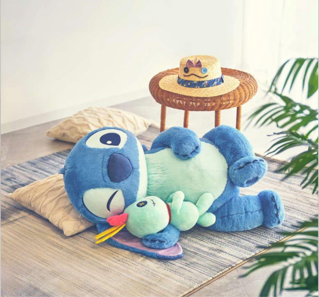 スティッチ＆スクランプ 82cm ぬいぐるみ スーパービッグ ディズニーストア