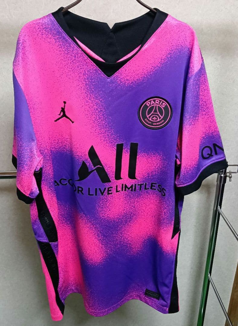 【希少美品】パリ・サンジェルマン × ジョーダン 20-21 4thユニフォーム