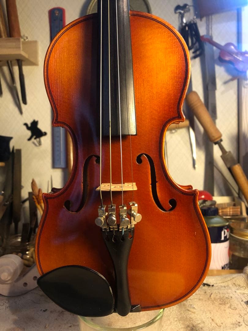 【駒&魂柱調整済】Suzuki分数バイオリンNo240 1/10 1976