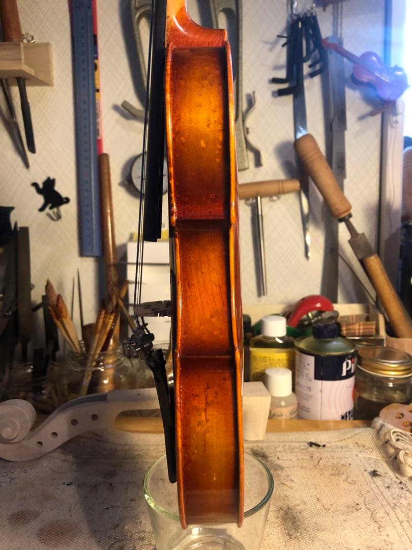 【駒&魂柱調整済】Suzuki分数バイオリンNo240 1/10 1976