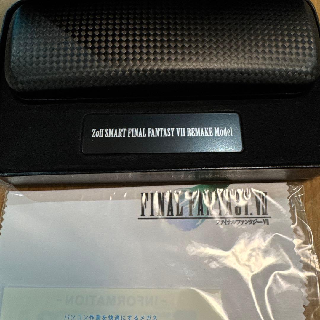 PCメガネ　Zoff FINAL FANTASY VII REMAKE