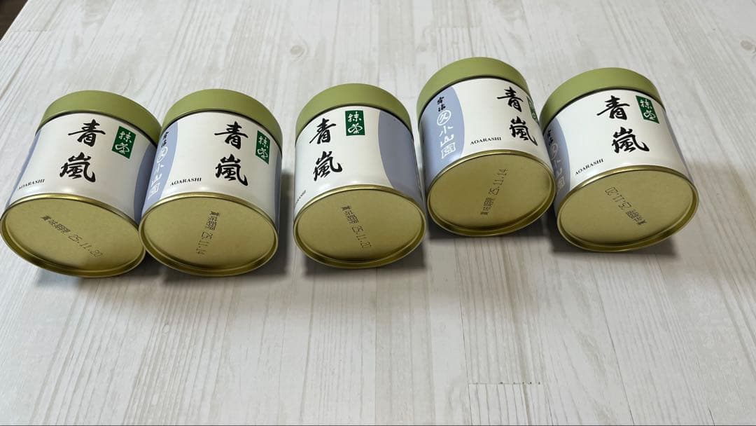 丸久小山園 抹茶　青嵐40g缶5個