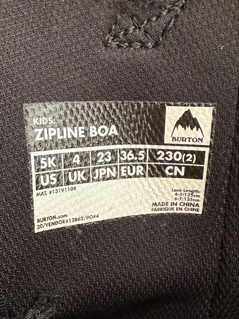 Burton Kids Boa スノーボードブーツ 23cm