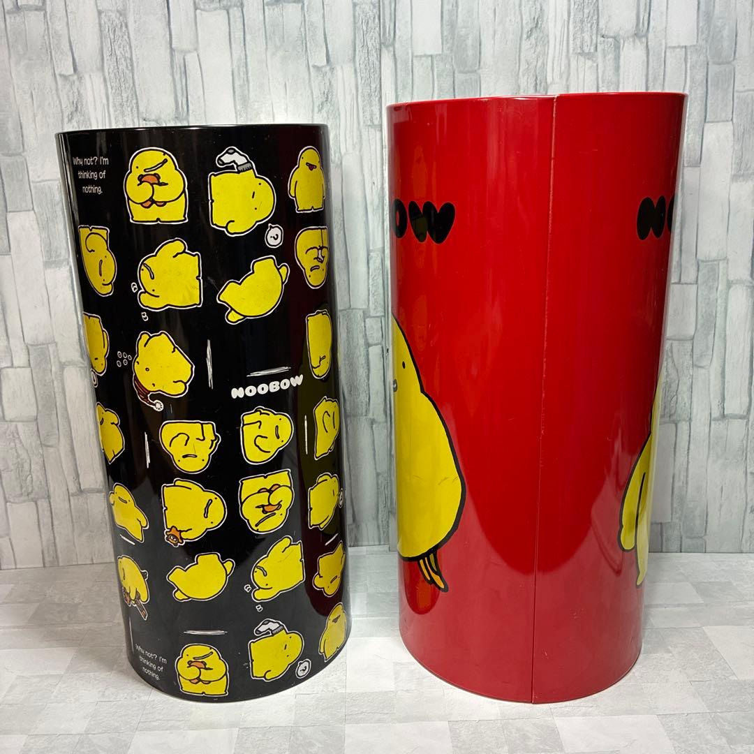 森永 ぬ〜ぼ〜 非売品 ブリキ ゴミ箱 ダストボックス 2種 コンプリート希少