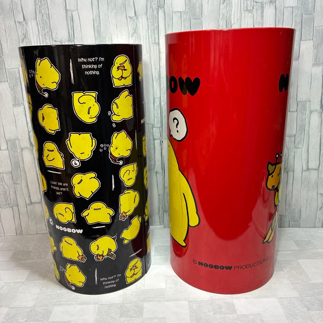 森永 ぬ〜ぼ〜 非売品 ブリキ ゴミ箱 ダストボックス 2種 コンプリート希少