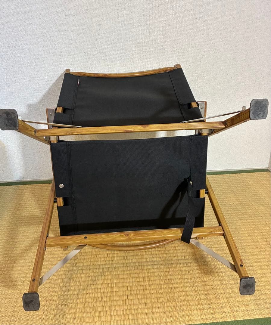 GROUSEグラウス　アウトドアローチェア　ブラック