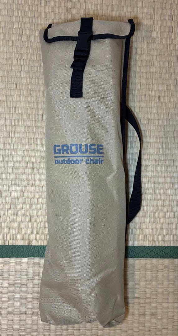 GROUSEグラウス　アウトドアローチェア　ブラック