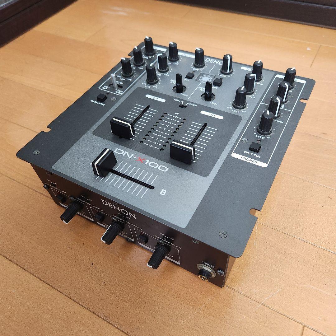 【美品】DN-X100 DENON デノン DJミキサー 動作品 音響