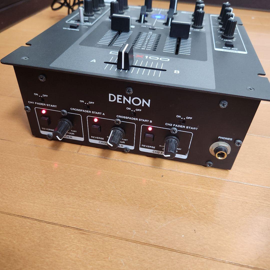 【美品】DN-X100 DENON デノン DJミキサー 動作品 音響