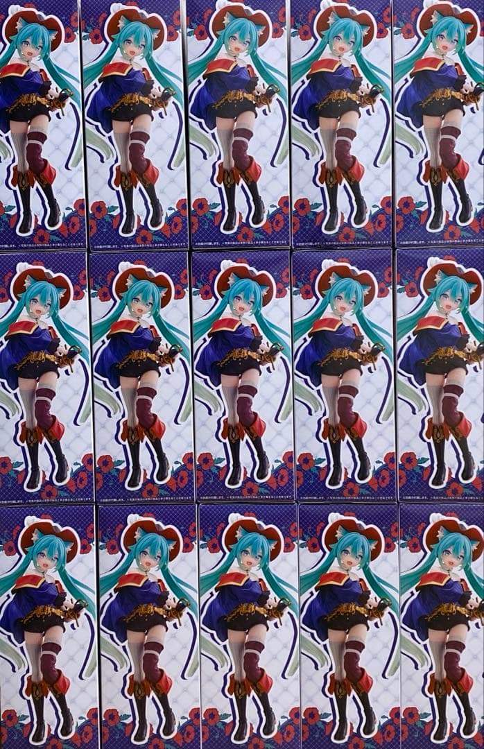 初音ミク wonderland 長靴を履いた猫　15個セット