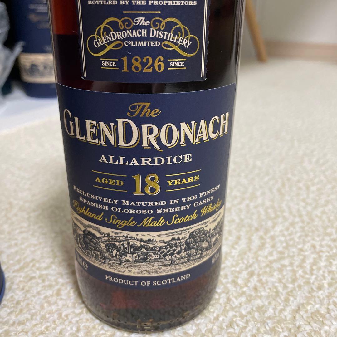 グレンドロナック　18年　ビリーウォーカー　希少2018年ボトリング　旧ボトル