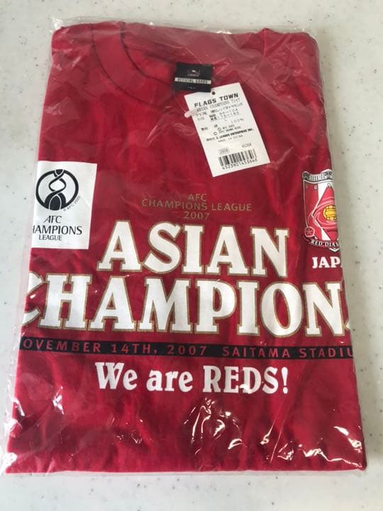 浦和レッズ 2007年アジアチャンピオン記念Tシャツ