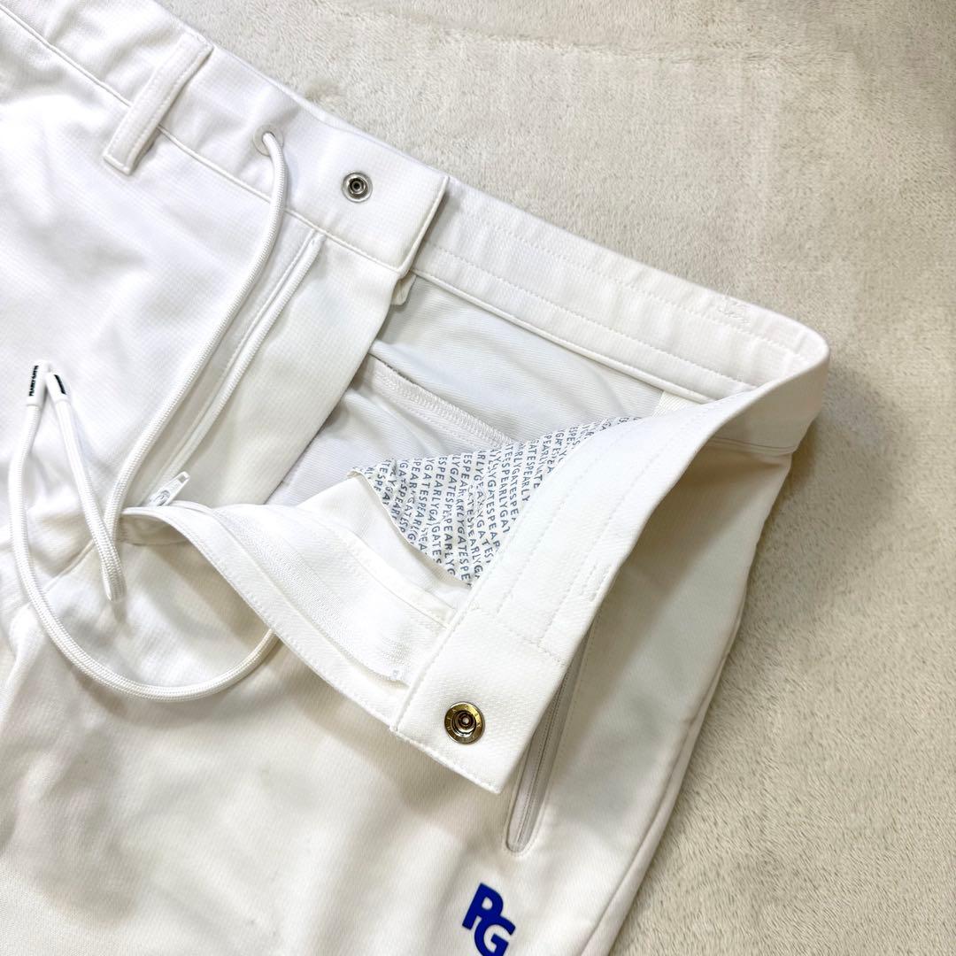 PEARLY GATES 立体PGロゴ ウエストゴム ストレッチ ゴルフパンツM
