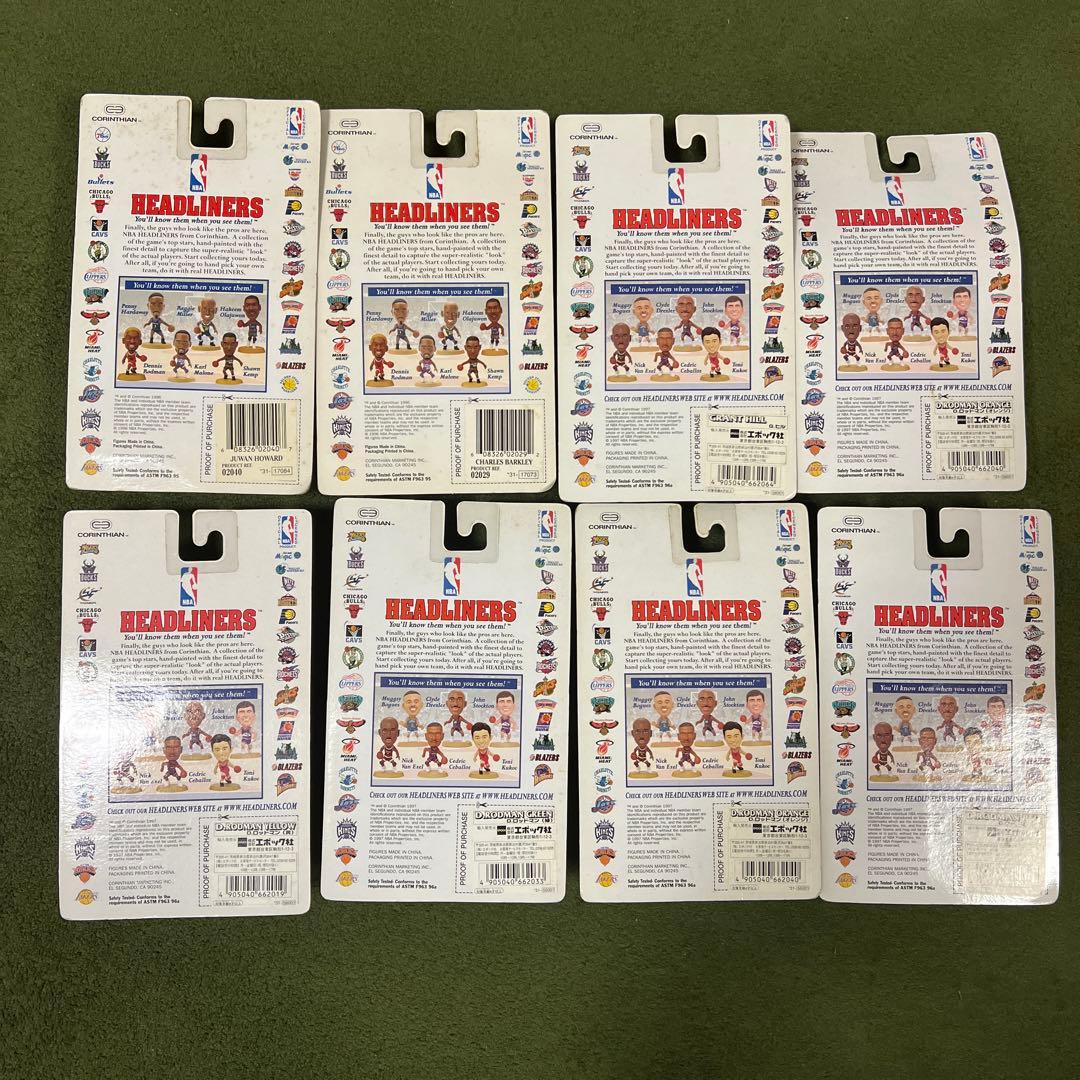 ヘッドライナーズ NBA 未開封 8体セット ロッドマン バークレー他