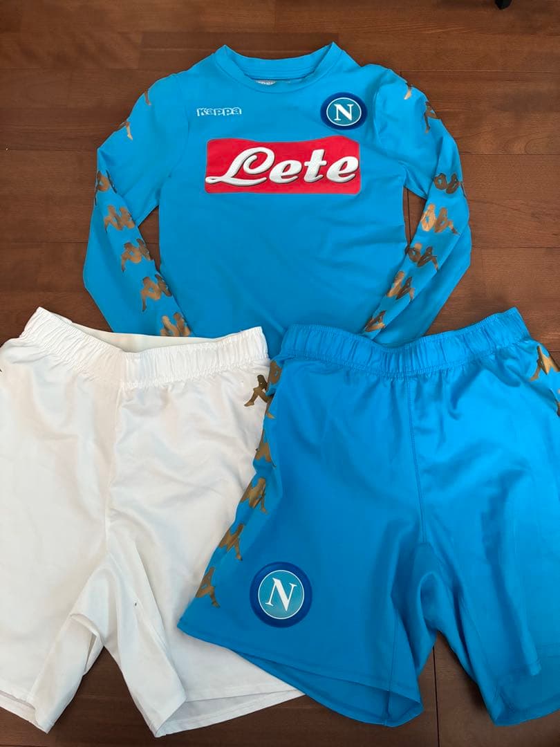 Kappa ナポリ 長袖シャツとショーツセット S-M