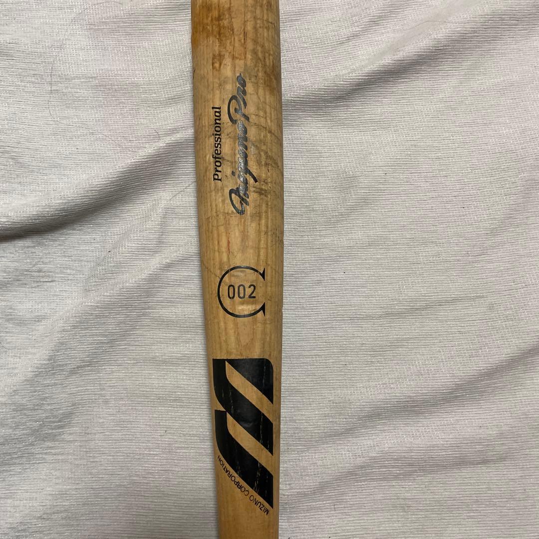 阪神タイガース #24 桧山進次郎 直筆サイン入りバット 実使用 MIZUNO製