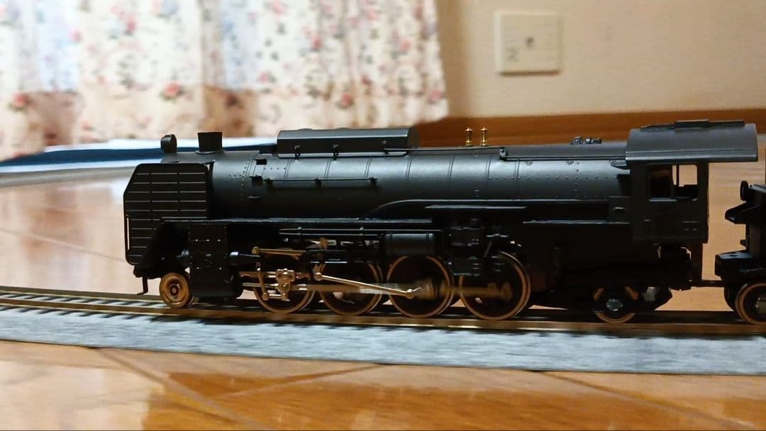 HOゲージ 天賞堂アダチ Ｄ52蒸気機関車 戦時型、メンテナンス済