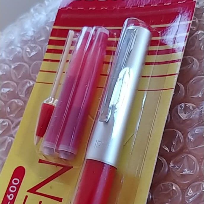 プラチナ万年筆　ソフトペン　S-600 赤