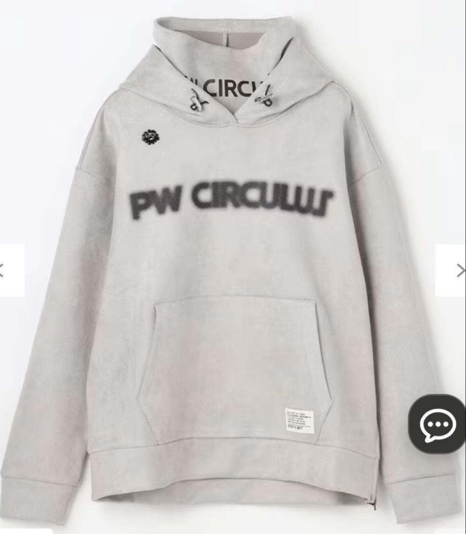 PW CIRCULUS スエード調パーカー