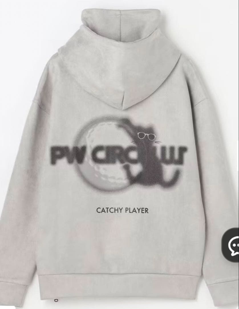 PW CIRCULUS スエード調パーカー