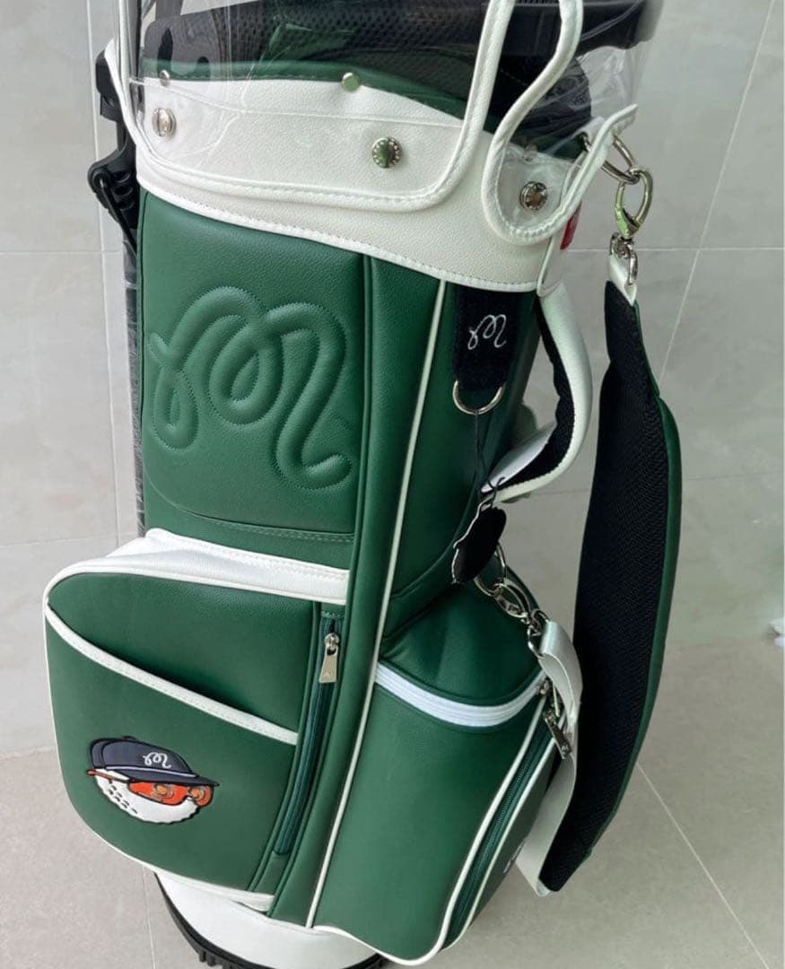 【即発送】Malbonマルボンゴルフ キャディバッグスタンド式 男女兼用グリーン