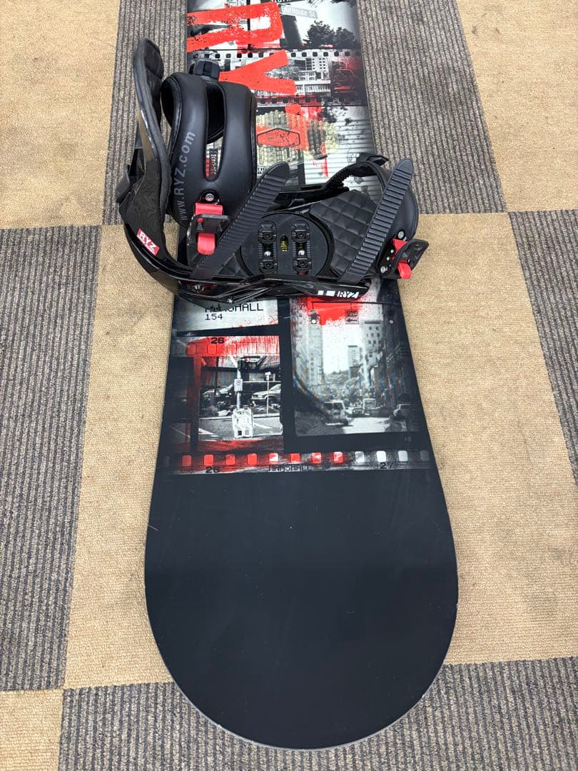 極美品 RYZ MARSHALL 154cm スノーボード ビンディング セット