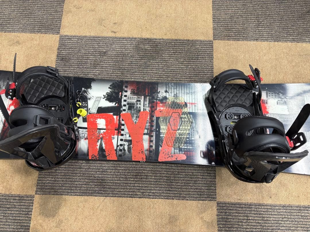 極美品 RYZ MARSHALL 154cm スノーボード ビンディング セット