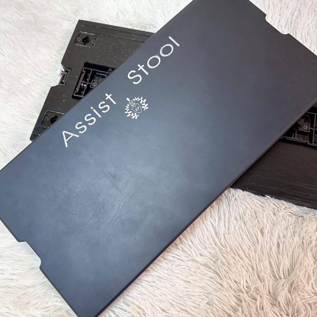 吉澤 ヨシザワ ピアノ補助台 アシストスツール ブラック ASS-V ペダル②