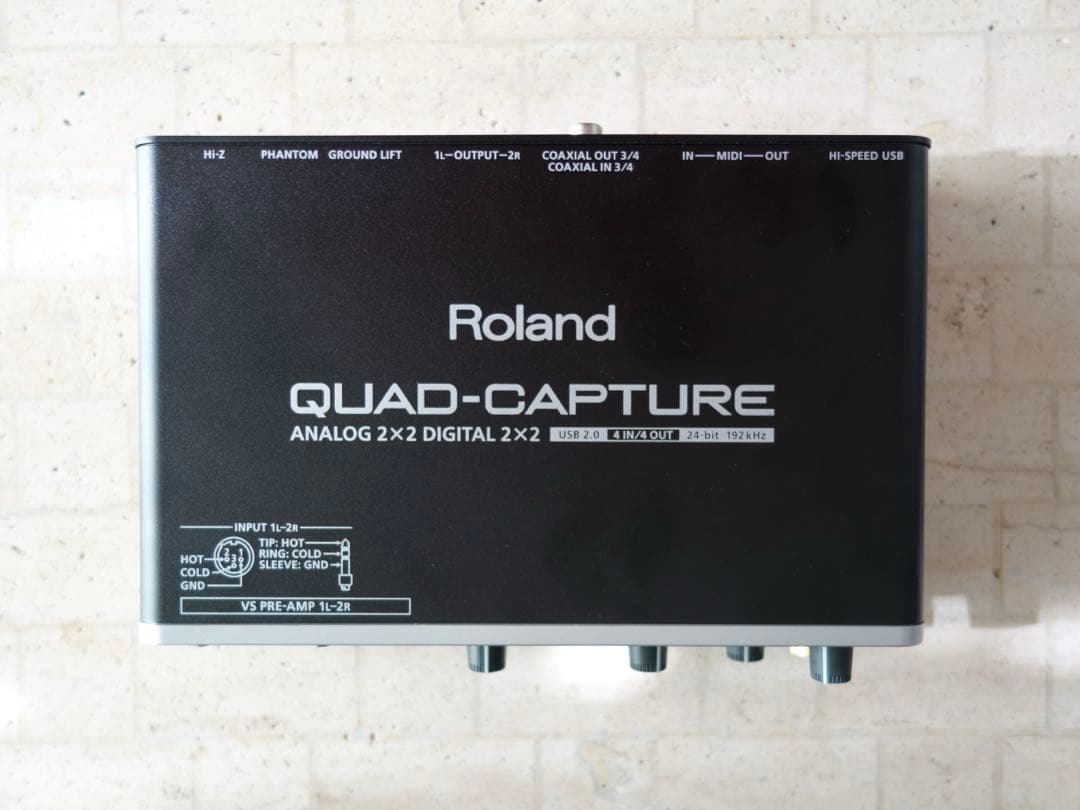 Roland QUAD-CAPTURE オーディオインターフェイスUSB2.0