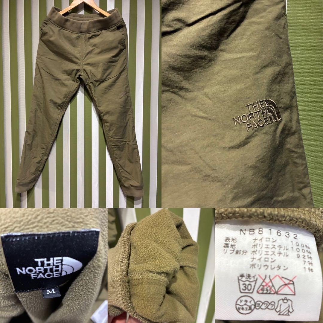 ザ ノース フェイス パンツ メンズ M 裏起毛 冬 カーキ ゴルフ