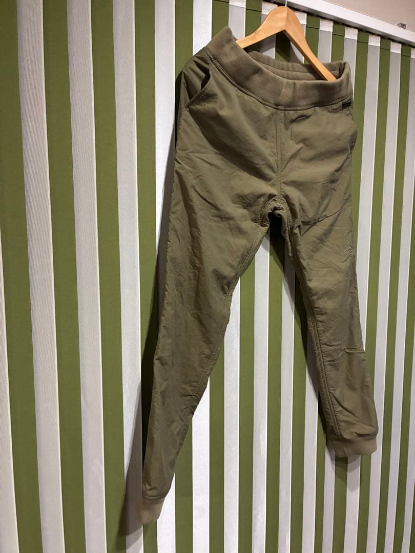 ザ ノース フェイス パンツ メンズ M 裏起毛 冬 カーキ ゴルフ