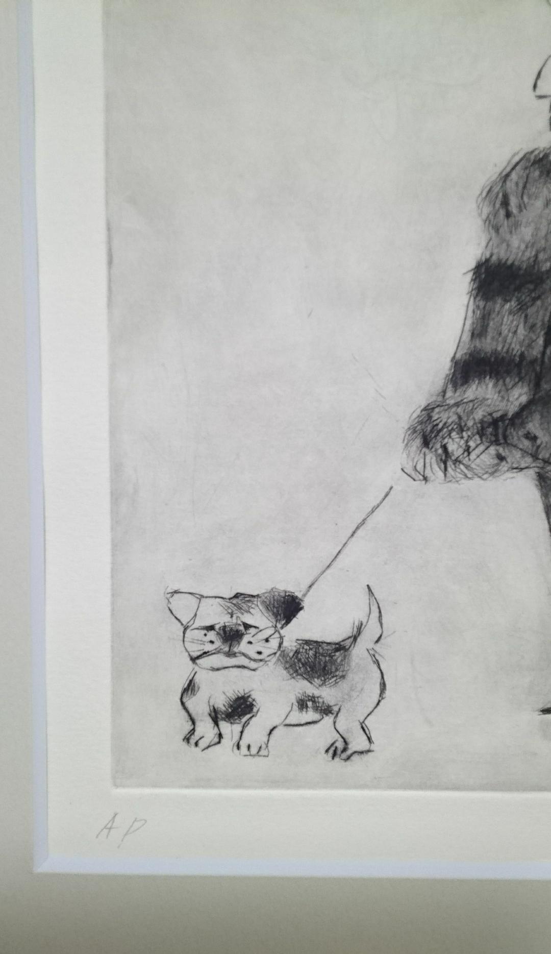 オシャレです 作家もの 版画 新品・未使用