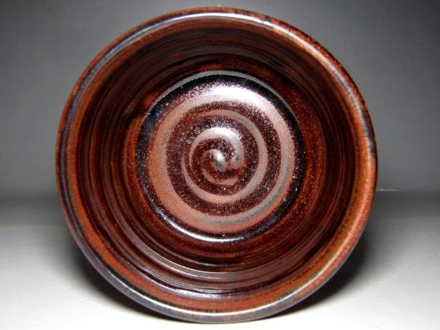 三代 伊藤赤水 無名異焼茶碗 栞付き　　　　　　　　　m865