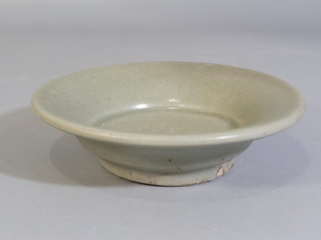 中国美術 青磁 内花紋皿 DT316