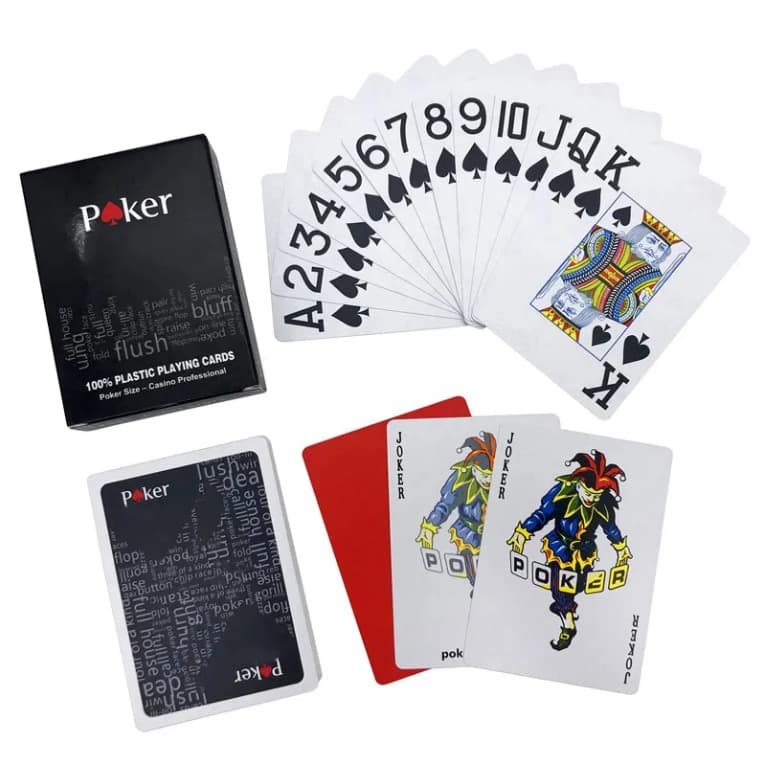 PokerStars ポーカー用トランプ１６デッキ（黒・赤　各８デッキ）