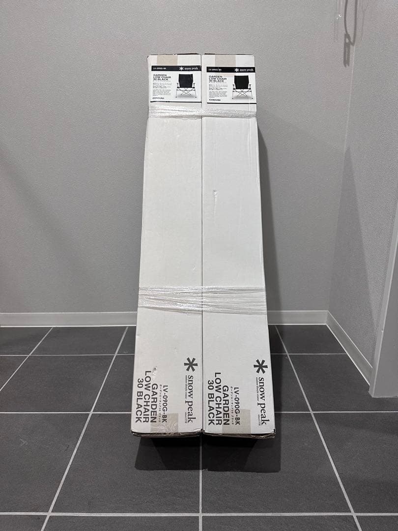 スノーピーク　ガーデンローチェア30 ブラック　新品未開封品２脚セット