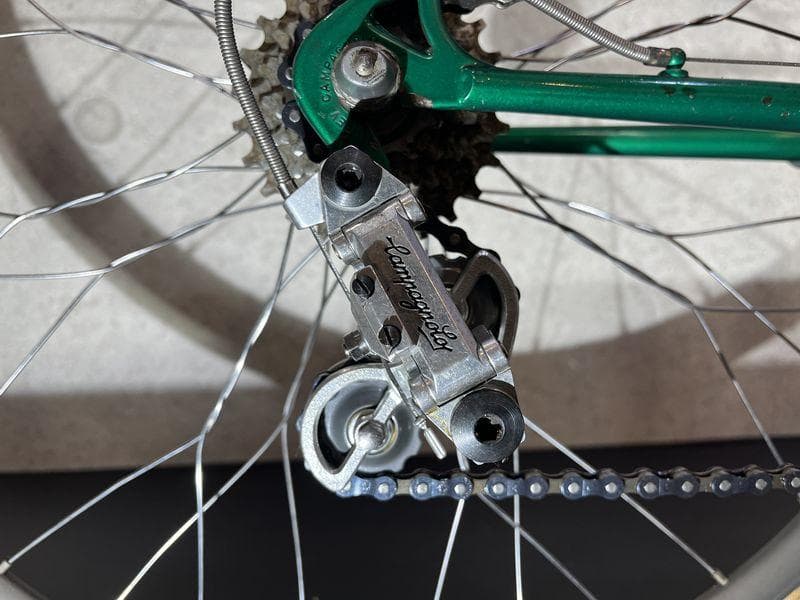 ZUNOW 24インチ クロモリ　カンパニョーロ　チューブラータイヤ　グリーン