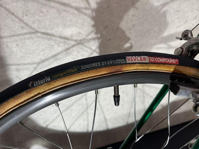 ZUNOW 24インチ クロモリ　カンパニョーロ　チューブラータイヤ　グリーン