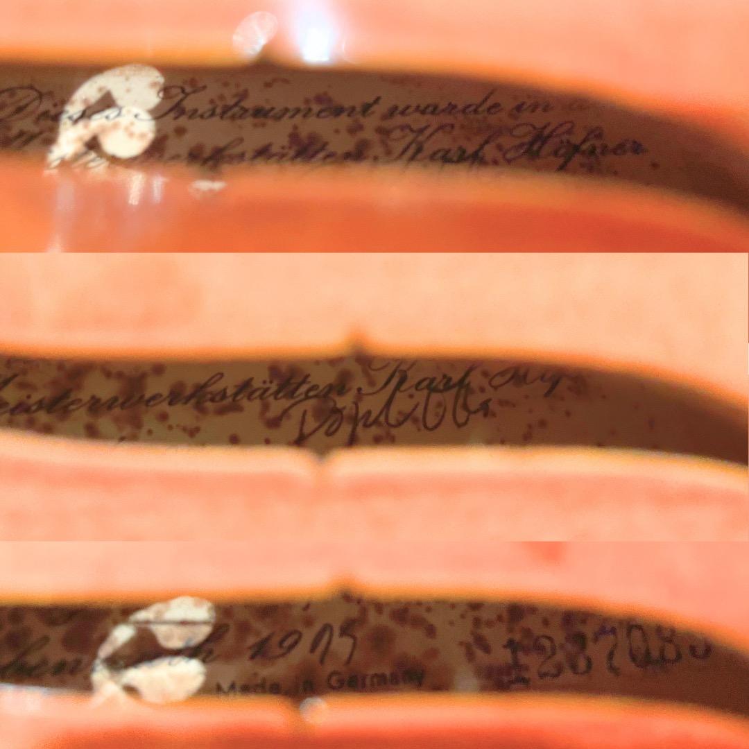 Karl Höfner バイオリン 1/2 KH200 1995年