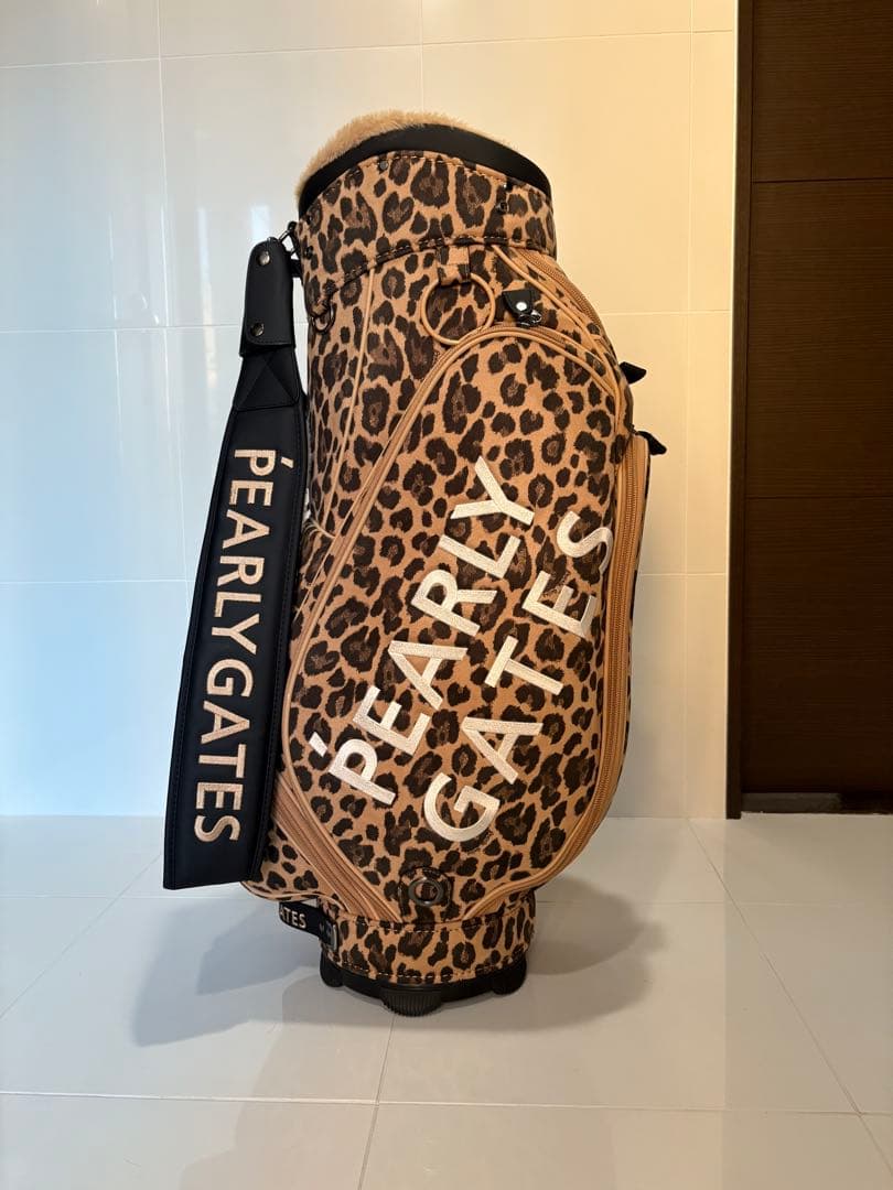 PEARLY GATES ヒョウ柄キャディバッグ