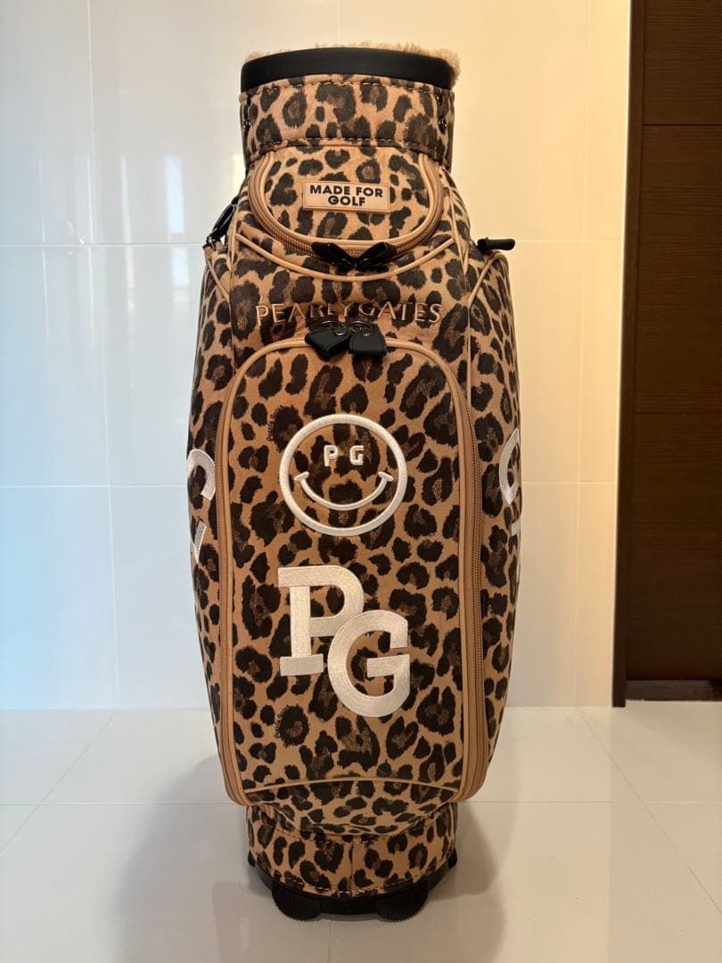 PEARLY GATES ヒョウ柄キャディバッグ
