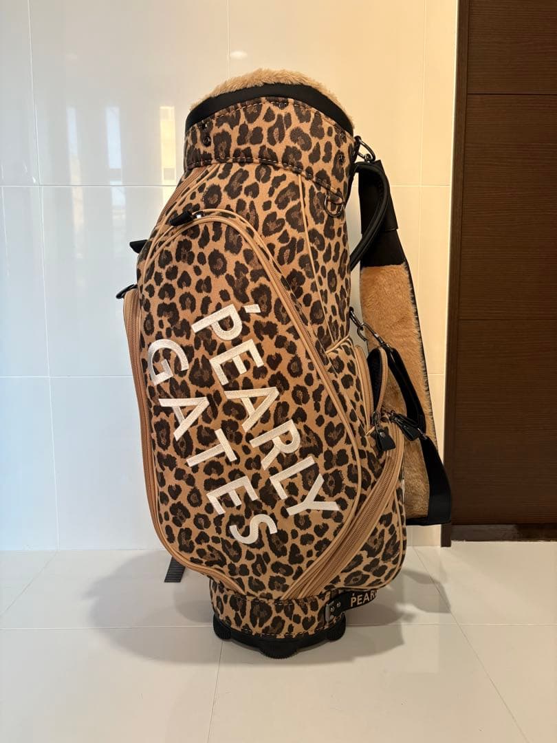 PEARLY GATES ヒョウ柄キャディバッグ