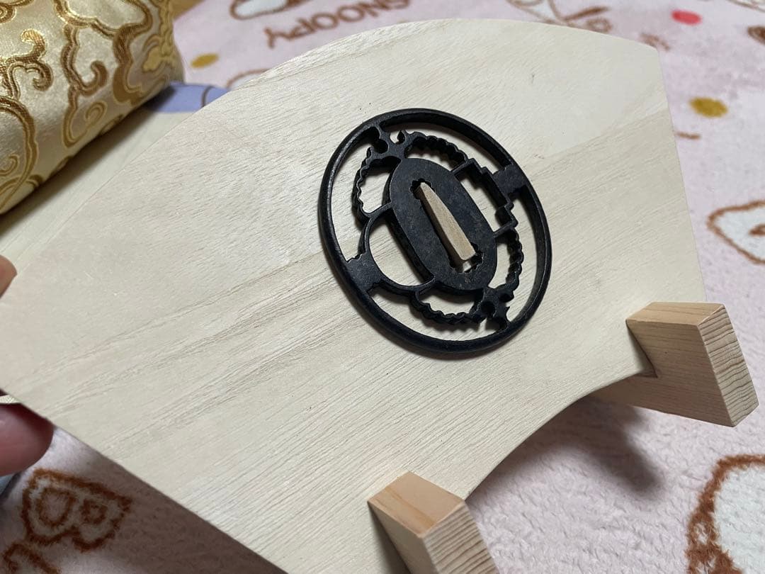 鍔　鉄地鍔　時代物　武具