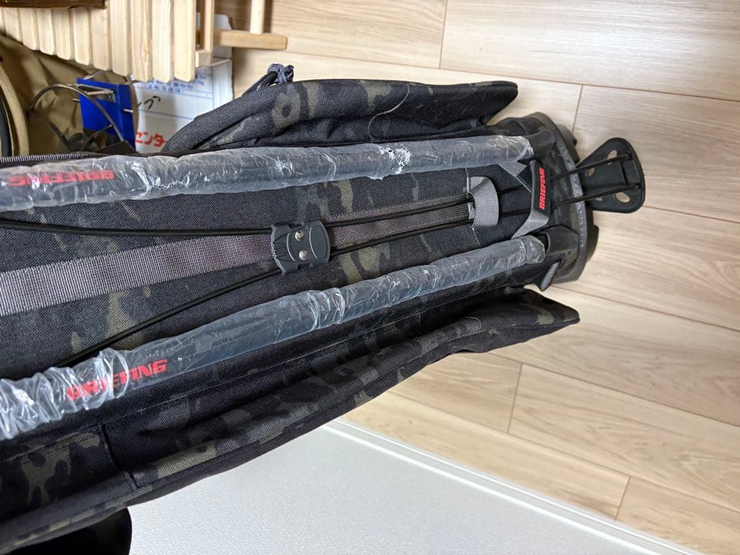 ブリーフィング　ブラックカモ　 キャディバッグ　未使用級