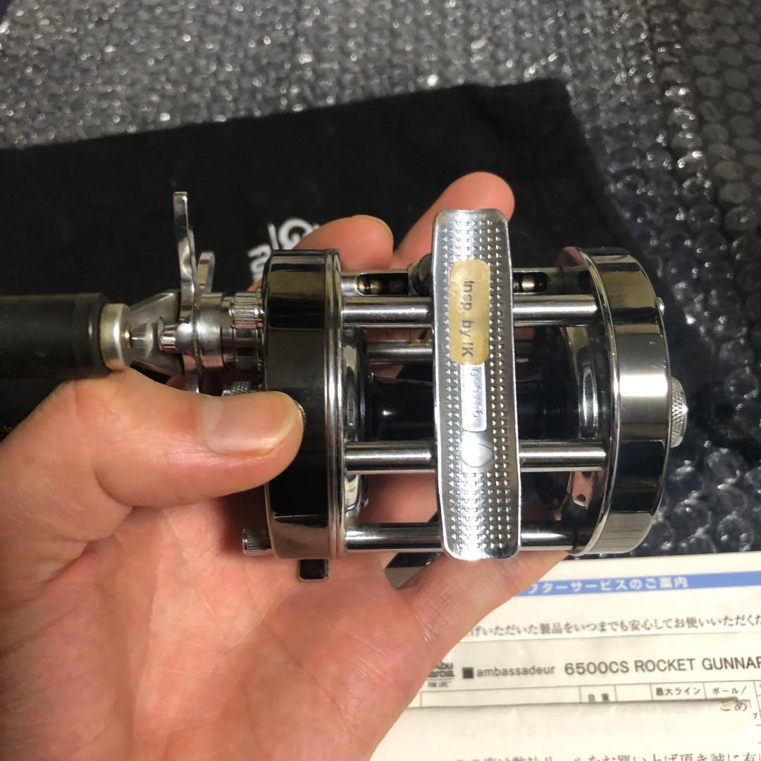 【美品】ABU アブ　アンバサダー 6500CS ロケット　ガンナー　クローム