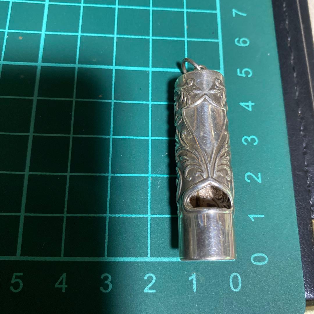 925ホイッスル　笛　トップ　ネックレス