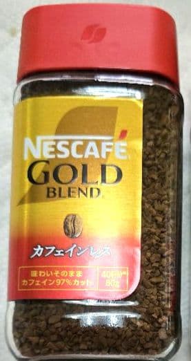 ネスカフェ　ゴールドブレンド　 カフェインレス 　1本 80g　12本セット