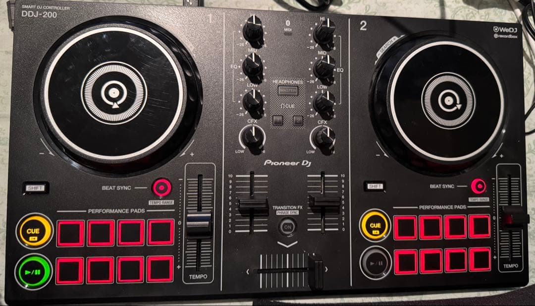 Pioneer DDJ-200 ミニスピーカーセット スプリットケーブル不調