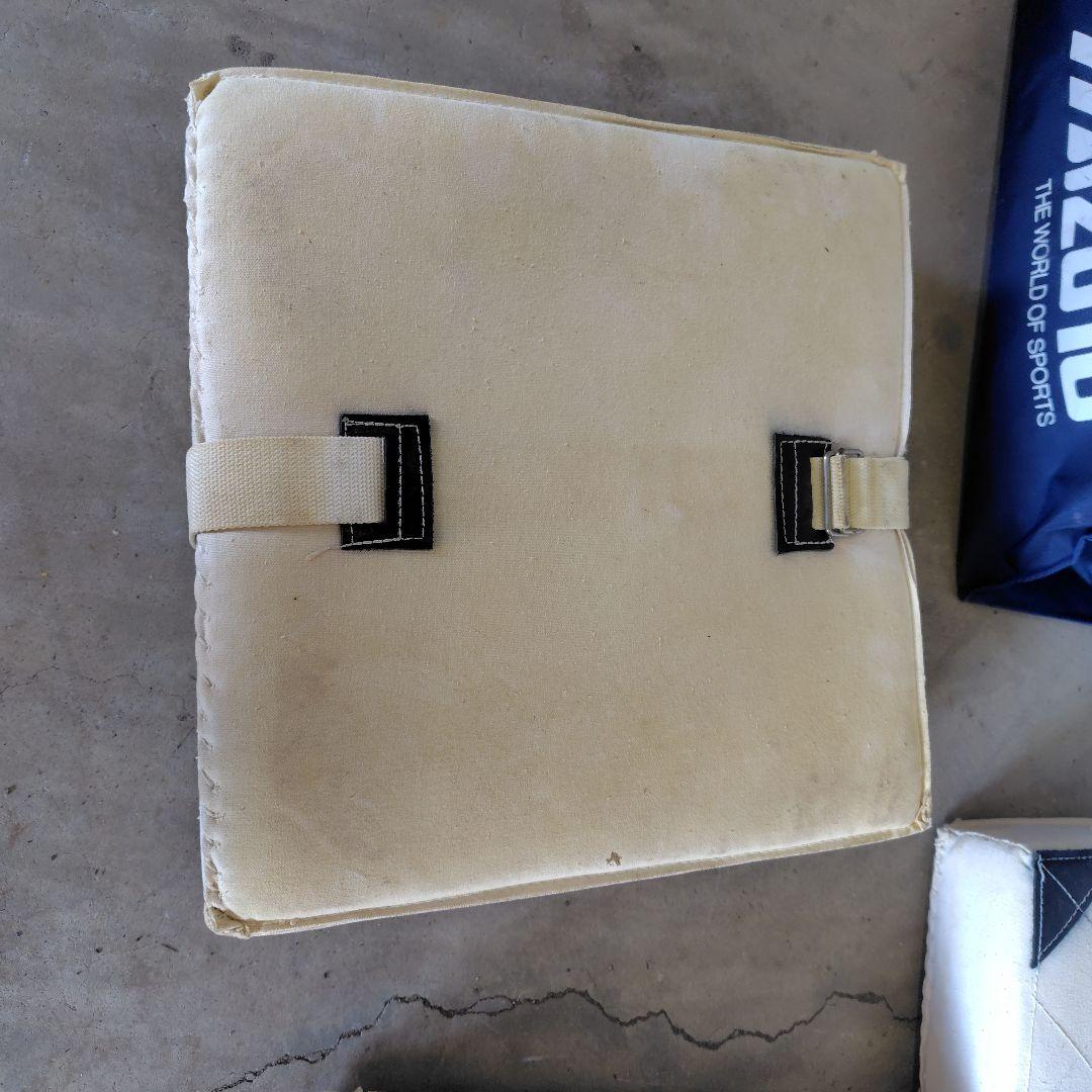 Mizuno ふとんベース 3個セット（ホームベース無） バッグ付き